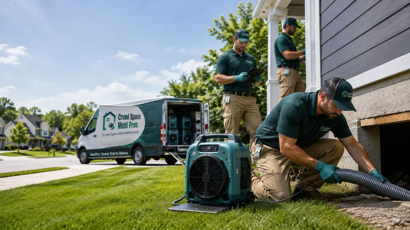 Crawl Space Mold Removal in Woodridge, IL